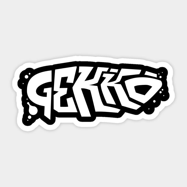 Just Gekko (White) Sticker by Edlogan